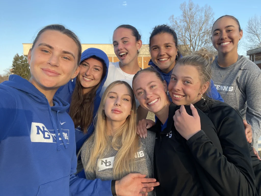 college tennis teammates